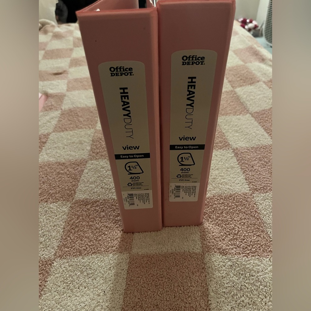 1 1/2” 3 Ring Binders